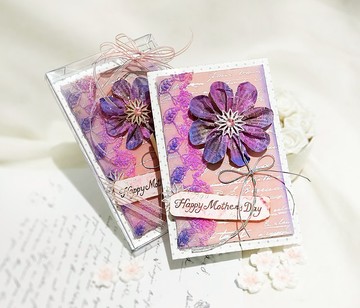 復古文字浪漫風 手工卡片禮盒(畢業卡片、客製化)