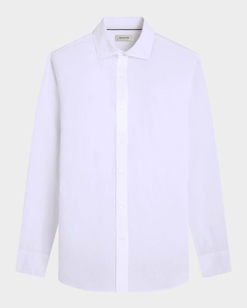 Men's Axel Long-Sleeve Linen Sport Shirt