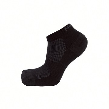 休閒無縫氣墊船襪 - M黑