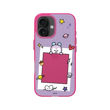 iPhone 16 Clear 粉漾桃 - BT21 - MANG Stay With You