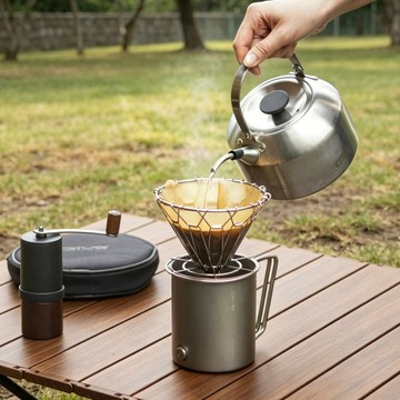 戶外露營、野餐必備咖啡器具組丨Driver DayGO戶外手沖咖啡全配組