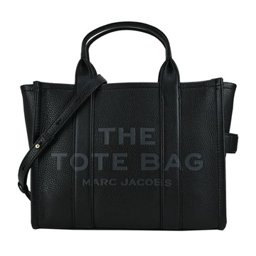 [平輸版] 【MARC JACOBS】The Leather TOTE 皮革兩用托特包(小/黑)真品平輸