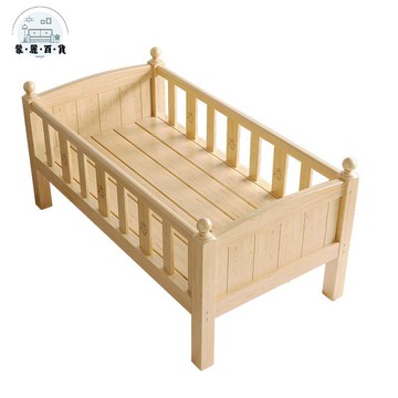 公司貨 免運 床 實木床 拼接床 兒童實木拼接床加加寬寬帶護欄男孩女孩單人床邊大床定制小床工廠現貨直銷 全館折扣 售後保障 店長新品推薦 5m912