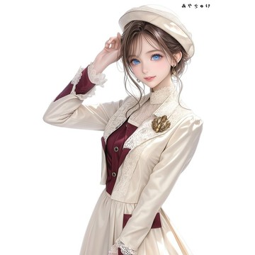 【9 月新作】07-142-0205 人物貼紙 幻想復古浪漫喫茶