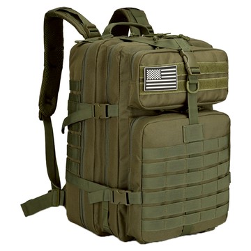 SPO HOLIC 大容量露營登山軍規背包 45L  28 x 28 x 48cm  卡其色