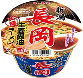 ニュータッチ 大盛 長岡生姜 醤油ラーメン 128g ×12個