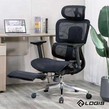 LOGIS 靜謐流光PRO透氣全網椅 電腦椅 辦公椅【106A-ZG、106A-ZB】