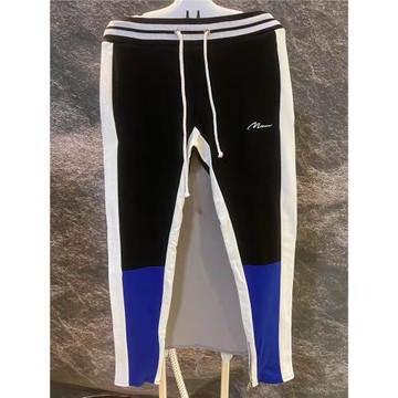 R美女當家英國直郵新款時尚側面條紋抽繩腰圍風騷吸睛型男休閑褲