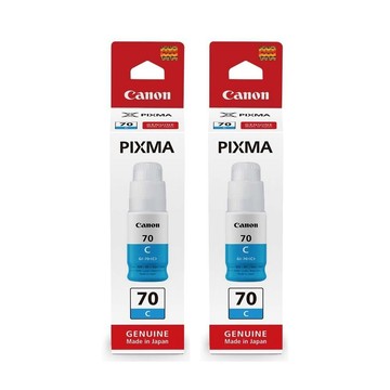 Canon GI-70C 藍色2入 原廠墨水 適用機型GM2070/G5070/G6070