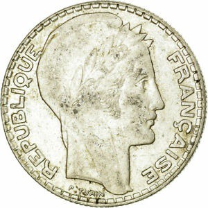 アンティークコイン Coin, France, Turin, Francs, 1937, Paris, EF Silver, KM