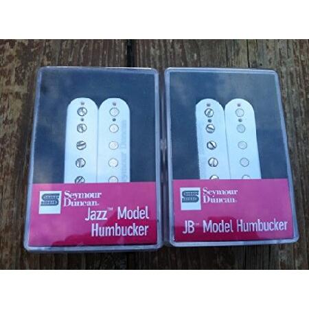 Seymour Duncan JB Jazz Hot Rodded PICKUP SET Humbucker SH-4 SH-2n WHITE