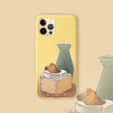 聯名 尼爾森式症 水豚泡酒 防摔手機殼 NSAD08