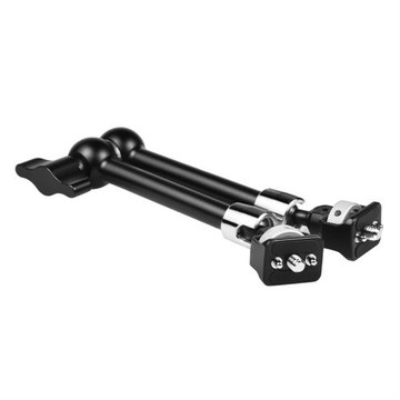 11寸雙頭1/4螺絲阿萊定位魔術手監視取景器兔籠拓展萬向支架蟹鉗