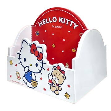 SANRIO HELLO KITTY旋轉收納盒 14 x 12 x 12.7cm  郊遊趣  1個