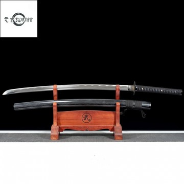招財劍 刀劍1045碳鋼手工一體日式指揮刀Katana硬寶劍冷兵器未開刃