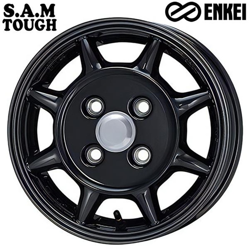 サマータイヤ ホイール4本セット 155/65R13インチ 4H100 ENKEI S.A.M