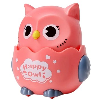 Nice u 毛樂趣 貓頭鷹玩具 尺寸8x7x7cm  顏色隨機  1個