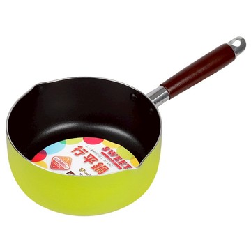 Quasi 適用IH爐 彩漾雪平鍋 18cm  綠色  1個