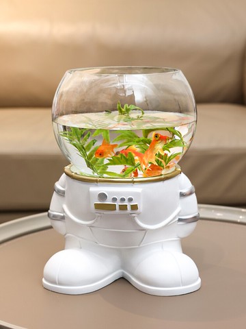 創意宇航員太空人擺件魚缸客廳電視柜輕奢喬遷新居禮品家居裝飾品