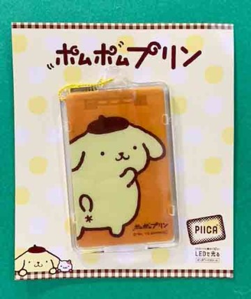 【震撼精品百貨】Pom Pom Purin 布丁狗~三麗鷗日本製發亮感應卡片套#52225
