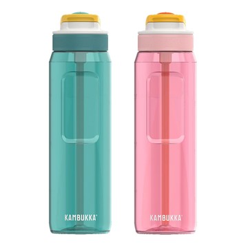 Kambukka卡沛卡 趣吸瓶1000 ml (共聚聚酯、矽膠、PP聚丙烯/多色/28x7x7cm)