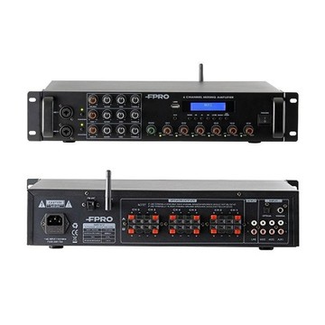 FPRO MA-818(六分區12聲道擴大機 支援藍芽、USB、AUX、FM、光纖和同軸)一台