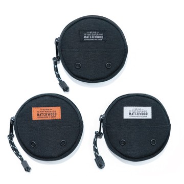 Matchwood Donuts 隨身圓形零錢包 黑標款 街頭硬派軍事工裝風格可參考 官方賣場