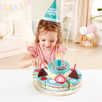 德國 Hape 雙層生日蛋糕切切樂