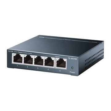 TP-Link TL-SG105 5埠 Gigabit 桌上型 專業級乙太網路金屬交換器
