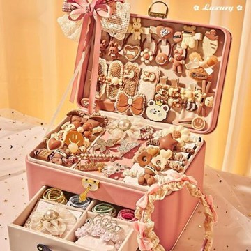 六一節兒童節小女孩的生日禮物5玩具3女童7歲十6一10-8首飾禮盒9