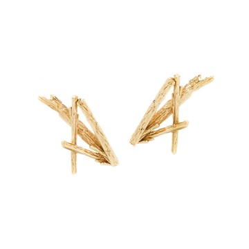 [B&R設計款/銀針] 礦息之音耳環 / 2色 / Breath of the Seabed Earring