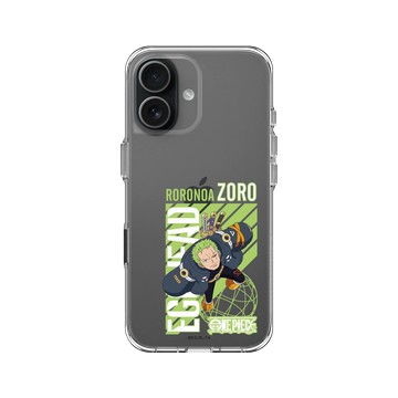 iPhone 17 Clear Case（相機按鈕） 透明 - 航海王 One Piece - 未來島蛋頭篇 - 索隆