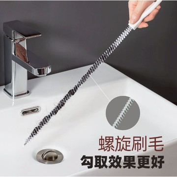 【日青🔥生活小物】下水道疏通刷 排水孔疏通器 排水孔疏通器 通洗手台下水道孔 毛髮頭髮清潔 疏通刷 清潔刷 水管清潔刷