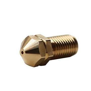 [4美國直購] Ultimaker S5 的3D 列印機耗材 1顆噴頭 1piece 3D Printer Spare Parts Printhead Brass Nozzle 0.4mm Compatible with 3.0mm Ultimaker 3 Extended Ultimaker S5 3D Printer (0.4mm)