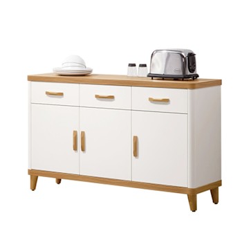 唯熙傢俱-寶拉雙色4尺餐櫃