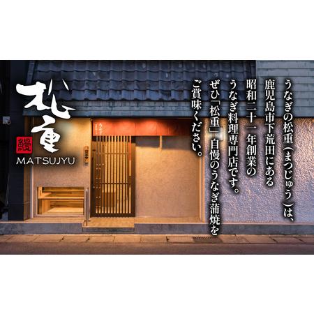 ふるさと納税 うなぎ料理専門店「松重（まつじゅう）」並 うなぎ蒲焼2切（1尾）×2　K019-004_01 うなぎ ウナギ 鰻 蒲焼き かば焼き う.. 鹿児島県鹿児島市