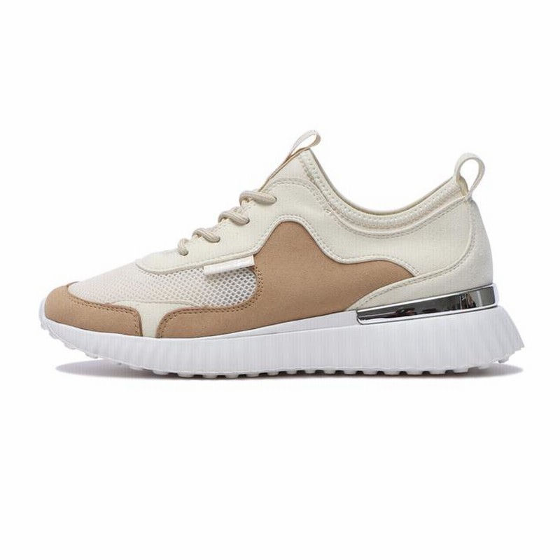 レディース Hawkins ホーキンス Natalia ローカットスニーカー Hw294 Beige White 6 23cm ベージュ 通販 Lineポイント最大1 0 Get Lineショッピング