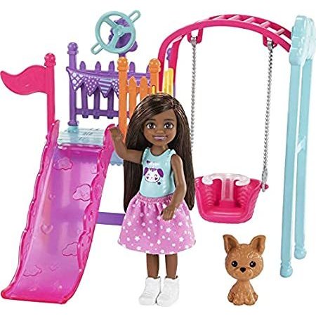 特別価格Barbie バービー Family Chelsea Swing Playset並行輸入-