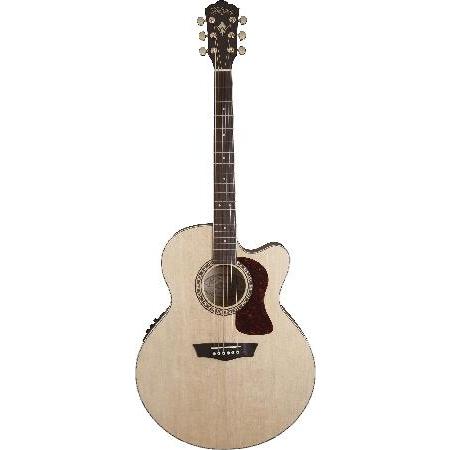 Washburn Heritage 40 Series String Acoustic-Electric Guitar, Right, Natural Gloss (HJ40SCE-O)並行輸入