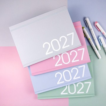 【conifer綠的事務】2027年25K玩色精裝直式週誌