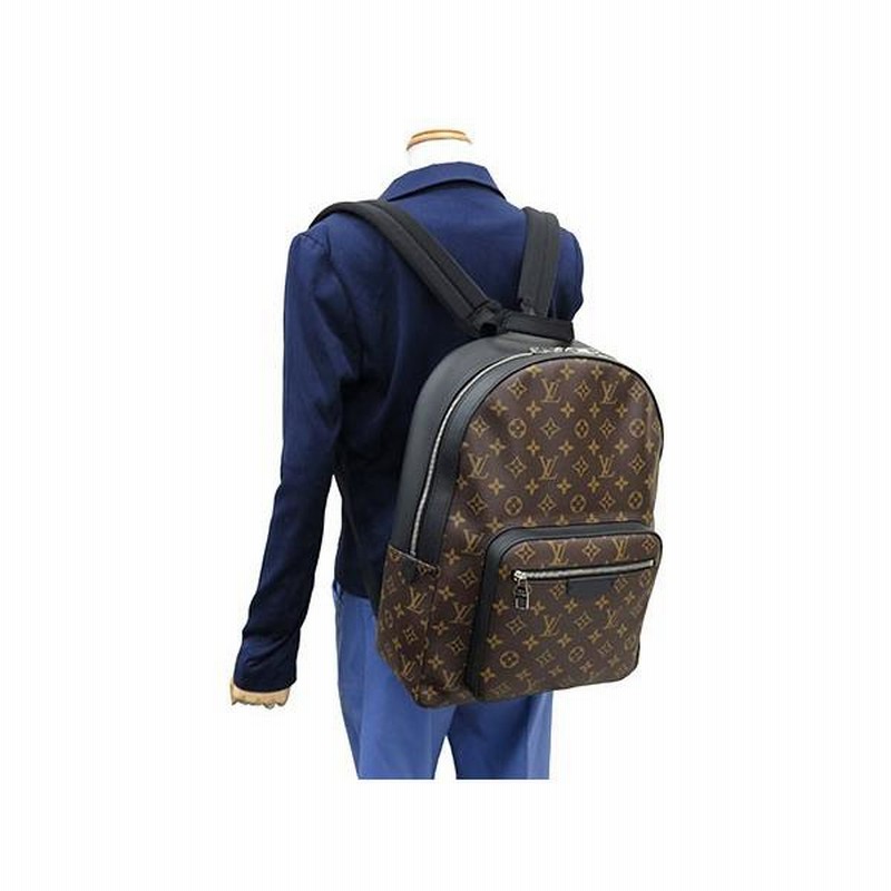 ルイヴィトン リュック モノグラム・マカサー ジョッシュ M41530 LOUIS VUITTON ヴィトン バックパック メンズ Josh