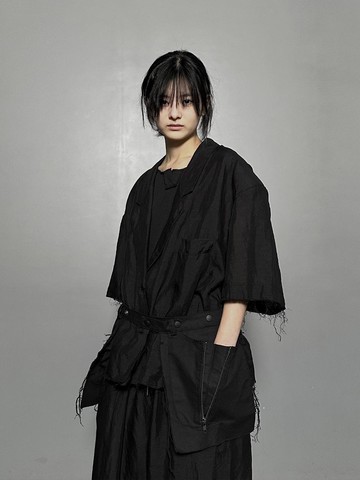 SS25 AMU Unisex Pocket Wrap Belt [BLACK]