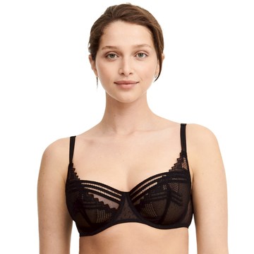 【Passionata】Rodeo_1/2網紗無襯內衣_B-D罩杯(47L20_011黑色)