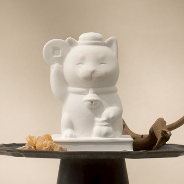 台茶香氛｜招財貓擴香石 岩之香