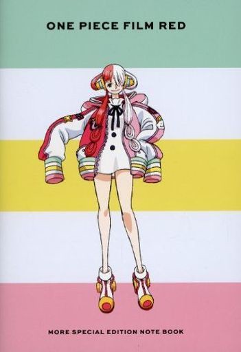 Uta&Ruffi特製B6筆記本劇場版航海王One Piece FILM REDMORE(MORE)2022年9月號附贈品