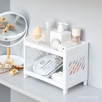 【買一送一】桌麵多層置物架書桌化妝品辦公室學生宿捨雜物收納架