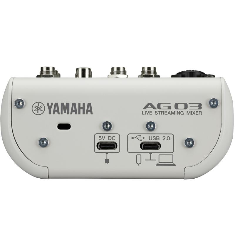 YAMAHA AG03MK2 W ホワイト　ライブストリーミングミキサー　［宅配便］