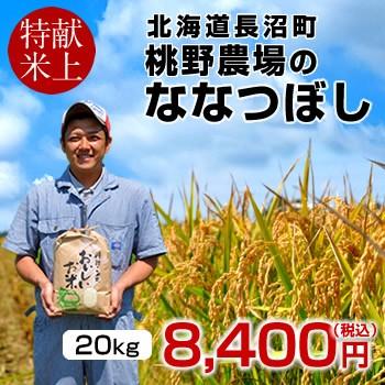 味がある お米 20kg 皇室献上 おいしい ななつぼし 20キロ（5kg×4袋）令和5年産 2023年 北海道米 白米 特A 献上米［お歳暮 2023 御歳暮ギフト］