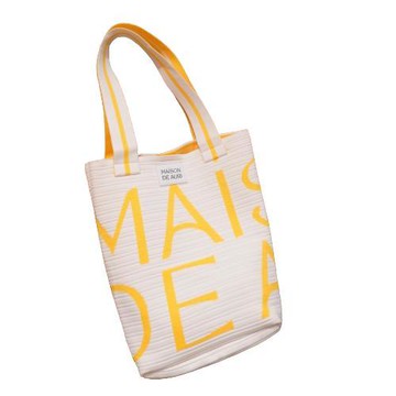 【Maison De Auri】Jumbo 大提包 厚針織 SAC POP Yellow 法潮黃