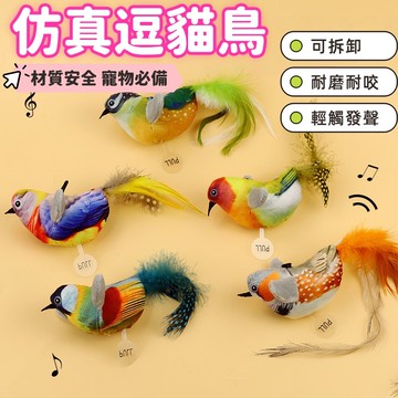 發聲貓玩具 貓咪互動玩具 仿真小鳥逗貓棒 逗貓 仿真小鳥玩具 發聲玩具 懶人逗貓神器 貓咪玩具 貓互動 寵物玩具